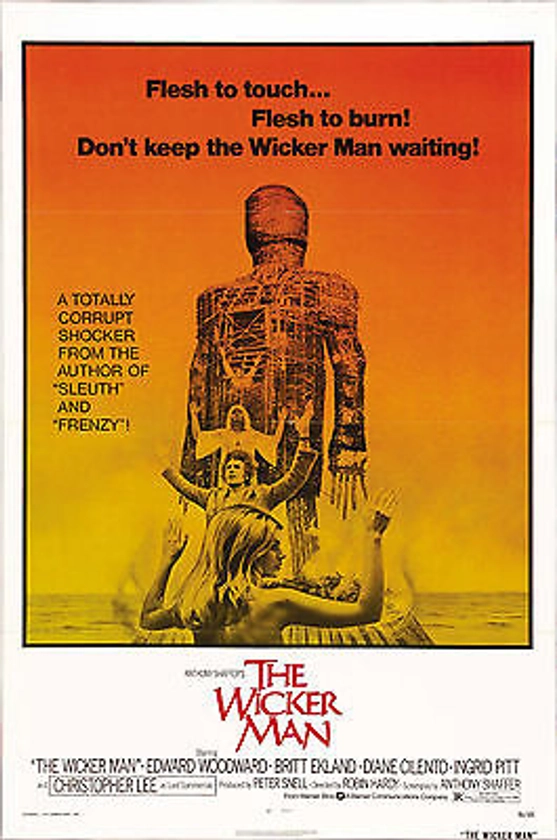 Home Wall Art Print - Vintage Movie Film Poster - THE WICKER MAN - A4,A3,A2