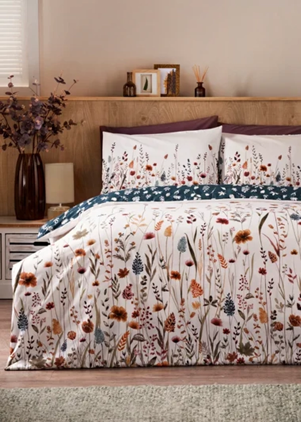 Autumnal Floral Duvet Set