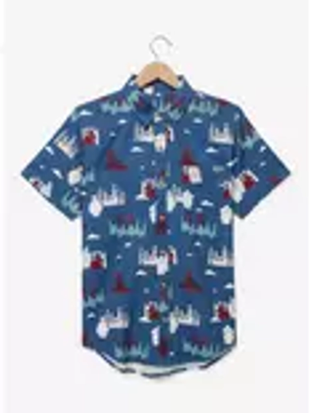 Disney Big Hero 6 San Fransokyo Scenic Allover Print Woven Shirt -- BoxLunch Exclusive | BoxLunch