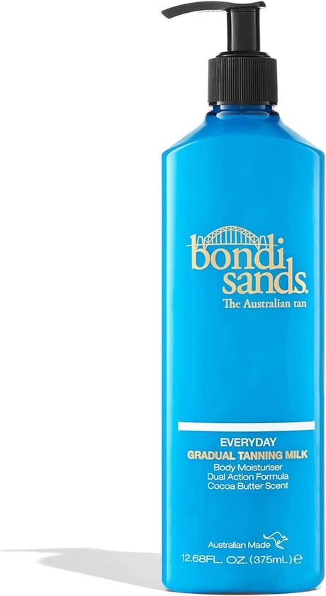 Bondi Sands Everyday Gradual Tanning Milk | Long-Lasting, Tanning Body Moisturizer Enriched With Aloe Vera and Vitamin E for Glowing Skin