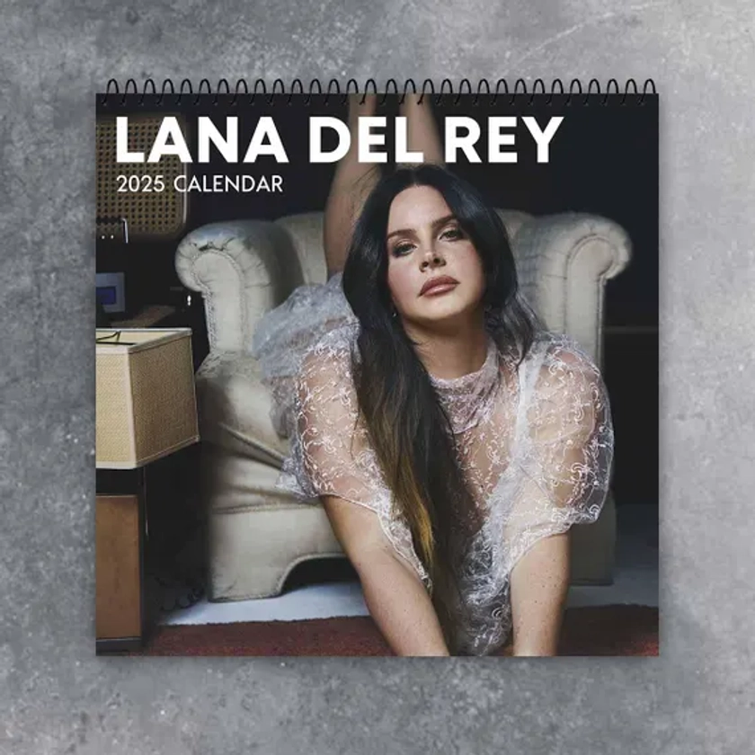 Lana Del Rey Wall Calendar 2025 | Celeb 2025 Calendar | Summertime Sadness Hit | Lana Del Rey Singer Fan | Best Gift For Christmas, New Year