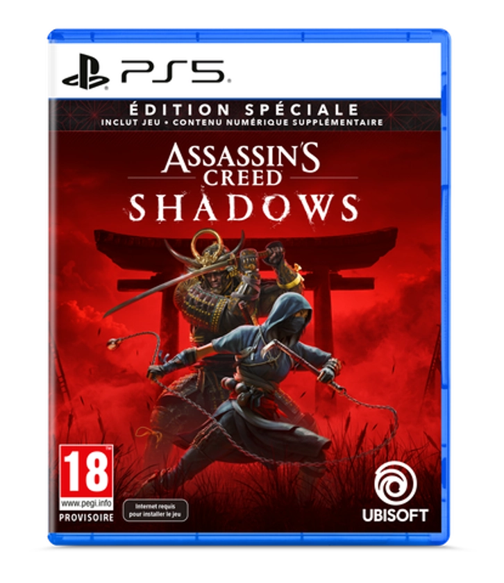 Assassin's Creed Shadows Special Edition sur PS5, tous les jeux vidéo PS5 sont chez Micromania