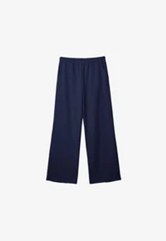 Stradivarius Pantalon de survêtement - dark blue/bleu marine - ZALANDO.FR