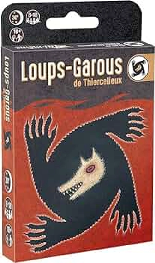 Loups-Garous de Thiercelieux - Nouvelle Édition - Jeu de Société d'Ambiance de Bluff pour Adultes et Enfants dès 10 ans - 8 à 18 joueurs - Jeu de Rôles en Version Française - 30 min