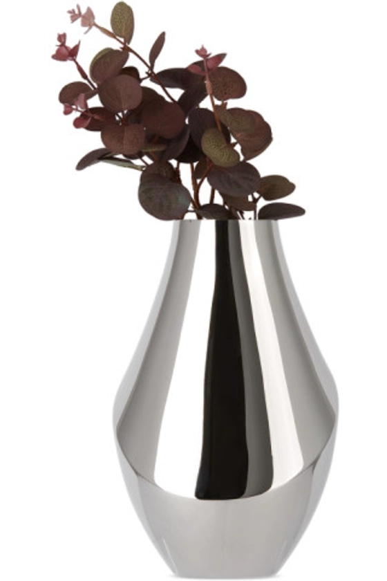 Georg Jensen - Stainless Steel Medium Flora Vase
