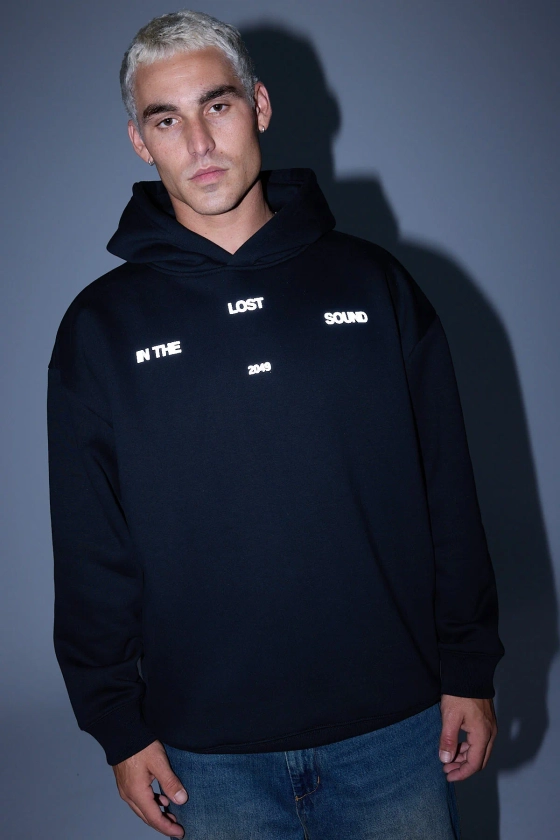 Neovision Lost In The Sound Street Hoodie Black