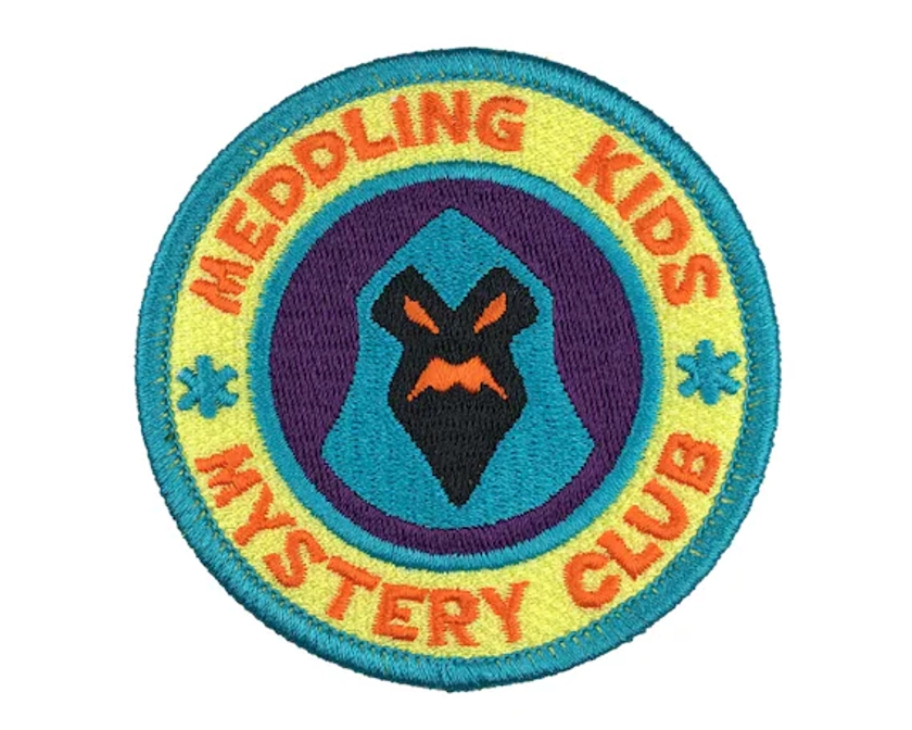 Meddling Kids Mystery Club patch | Scooby Doo parody