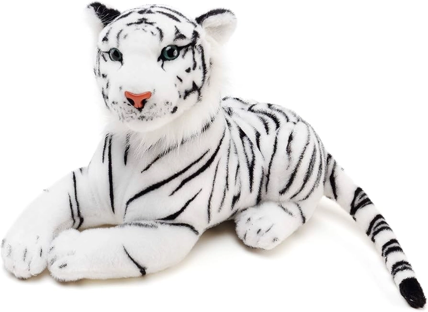 Amazon.com: VIAHART Saphed The White Tiger - 17 Inch Stuffed Animal Plush - by TigerHart Toys : Toys & Games