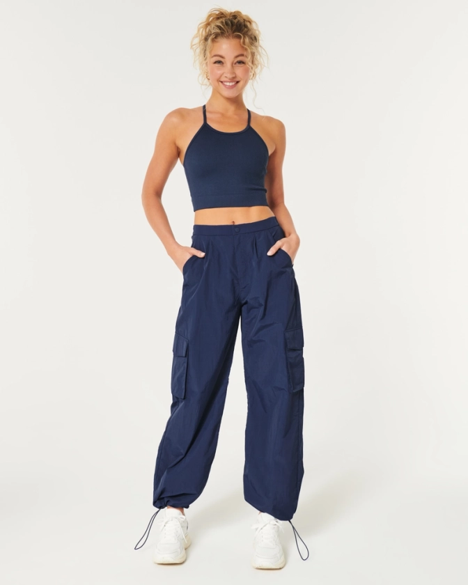 Women's Gilly Hicks Active Cargo Parachute Pants | Women's Clearance | HollisterCo.com