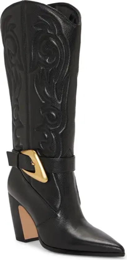 Vince Camuto Biancaa Pointed Toe Western Boot (Women) | Nordstrom