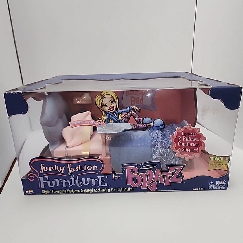 Vintage 2002 MGA Bratz Funky Fashion Furniture Beauty Bed New & Sealed