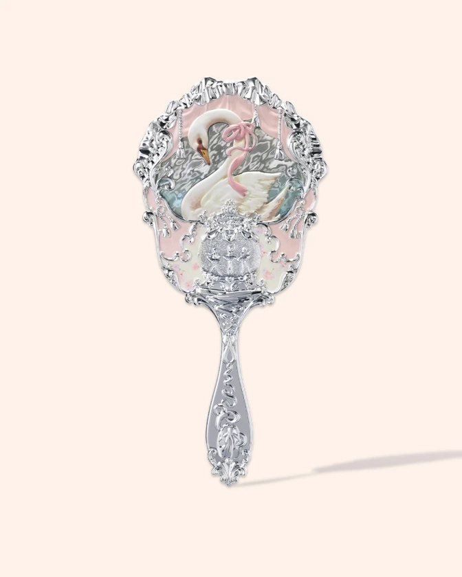 Swan Ballet Hand Mirror