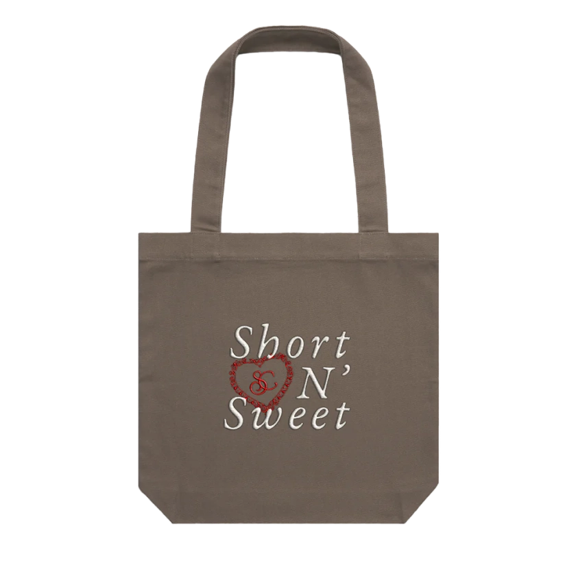 Short n' Sweet Brown Tote Bag - Sabrina Carpenter Official Store