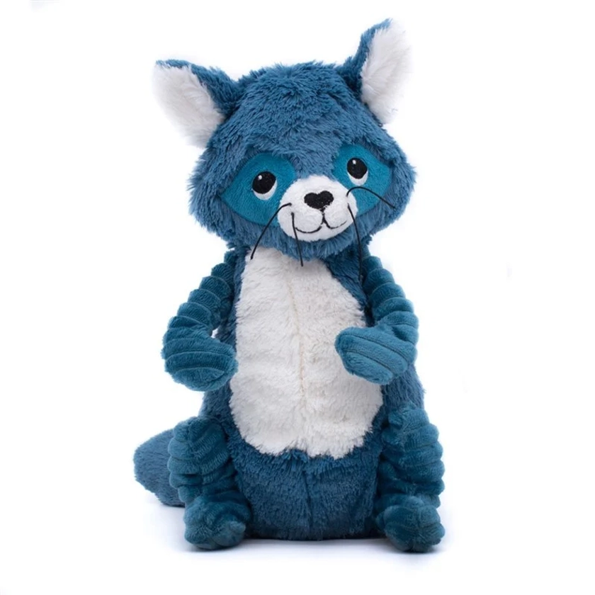 Peluche raton laveur Netoitou bleu - Les Ptipotos