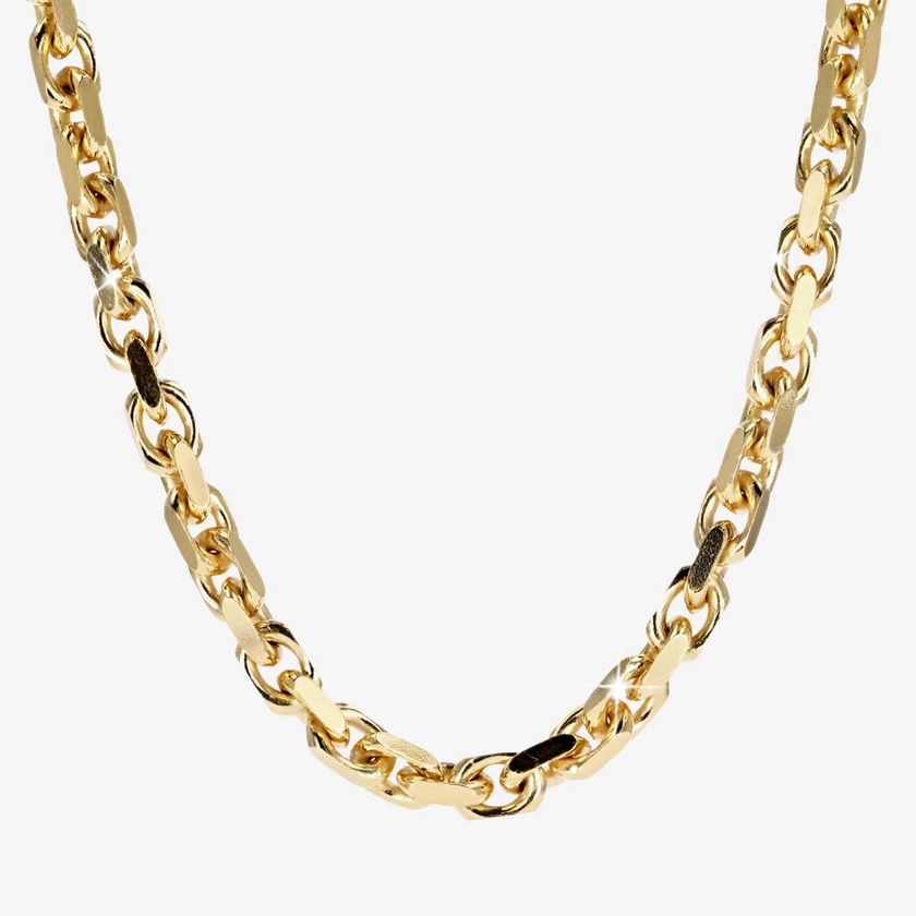 18ct Gold Vermeil on Silver Men's Heavyweight Chain