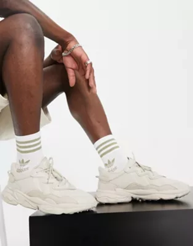 adidas Originals Ozweego sneakers in triple beige