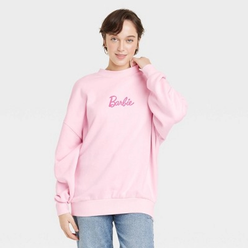 Women's Barbie X Skinnydip Photographic Graphic Sweatshirt - Pink S