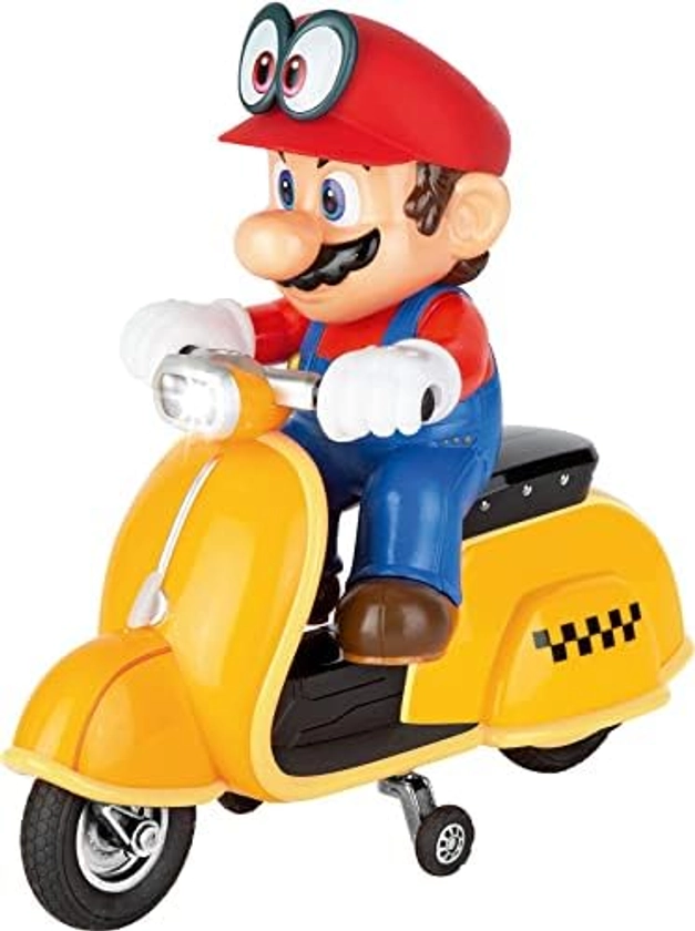 Carrera RC Super Mario Odyssey Scooter – Véhicule radiocommandé avec batterie rechargeable – Jouet pour enfants à partir de 6 ans : Amazon.com.be: Jouets