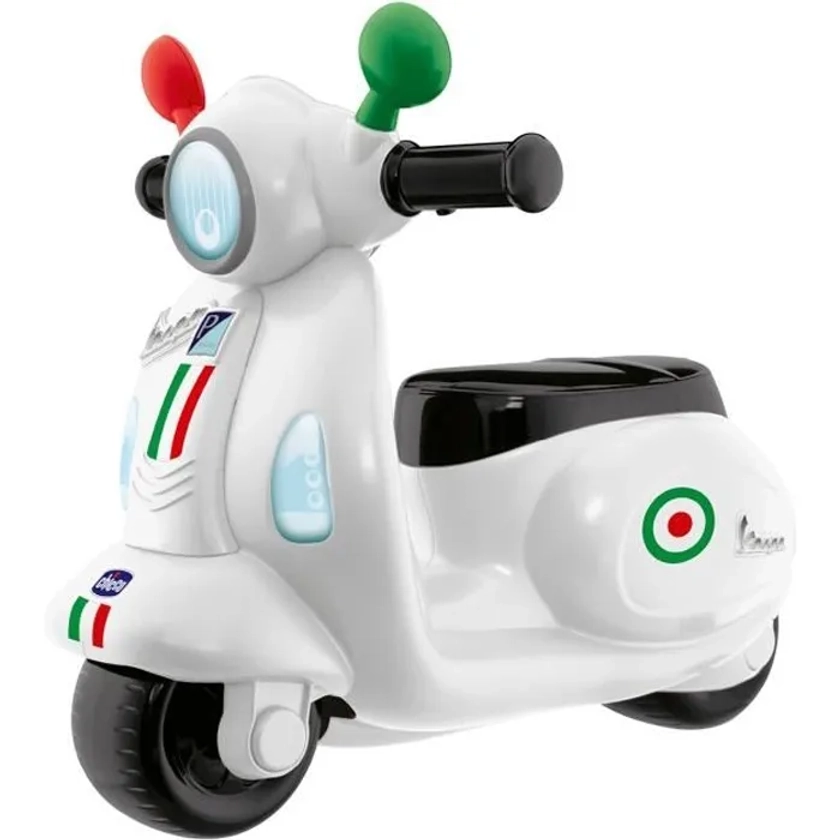 Porteur Scooter Vespa Primavera CHICCO pour Enfant - Blanc - 12 mois et plus