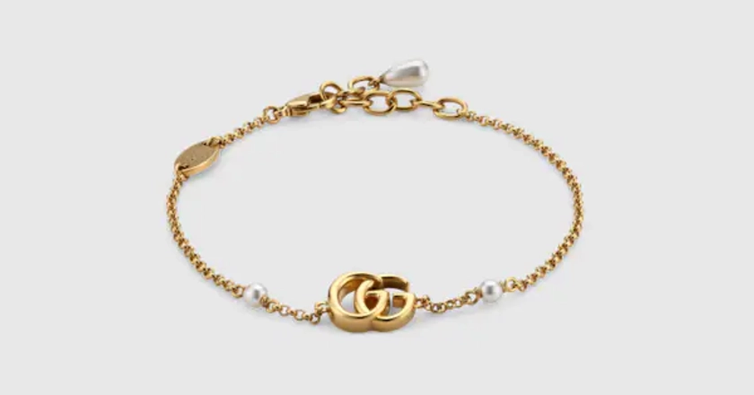 Gucci GG Marmont chain bracelet with charm