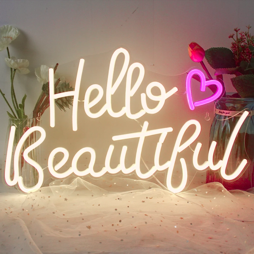 Neon Hello Beautiful - La Boutique du Néon