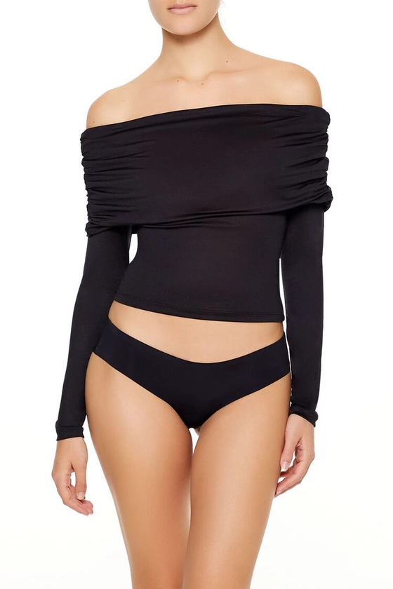 Contour Sculpt Off-the-Shoulder Top