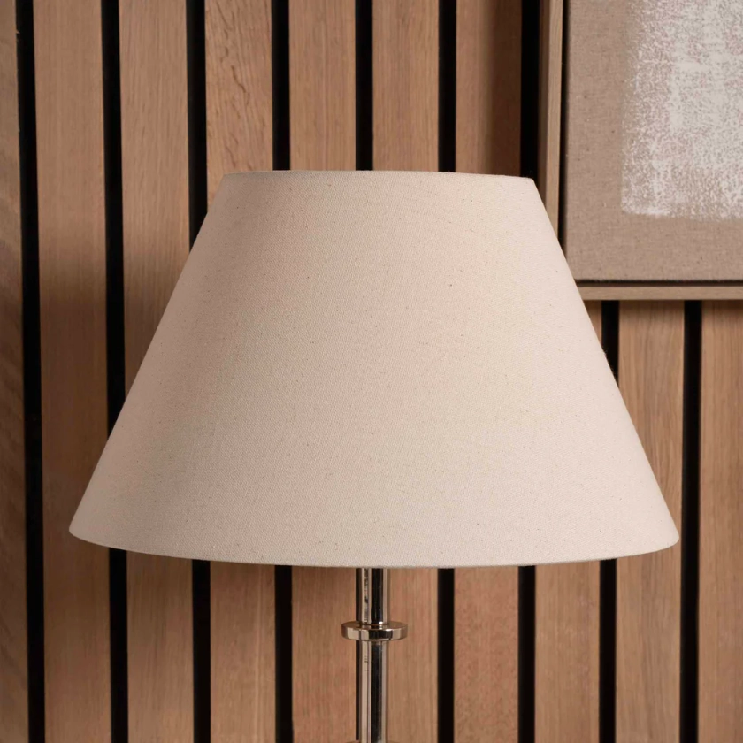 Emily Cream Linen Empire Cylinder Shade