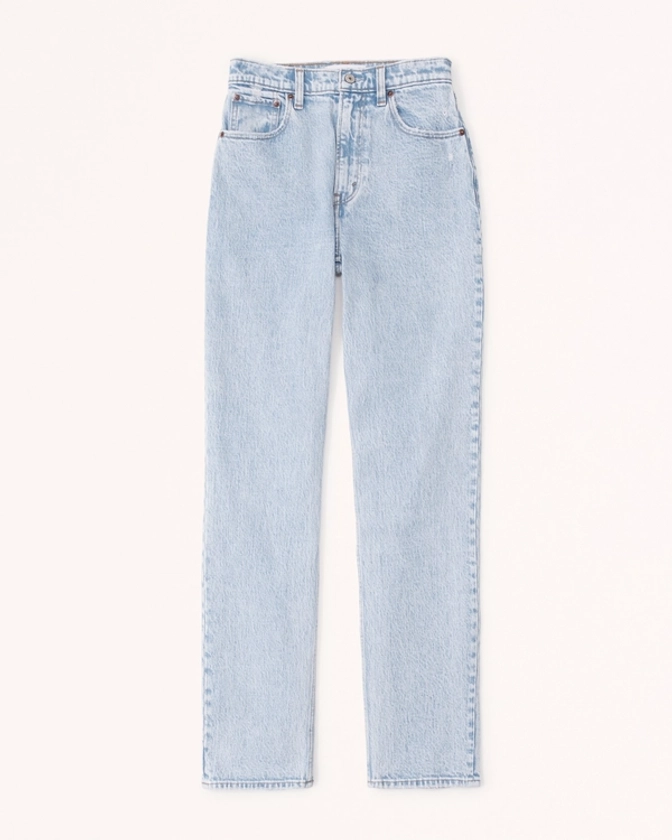 Women's Ultra High Rise 90s Straight Jean | Women's Bottoms | Abercrombie.com