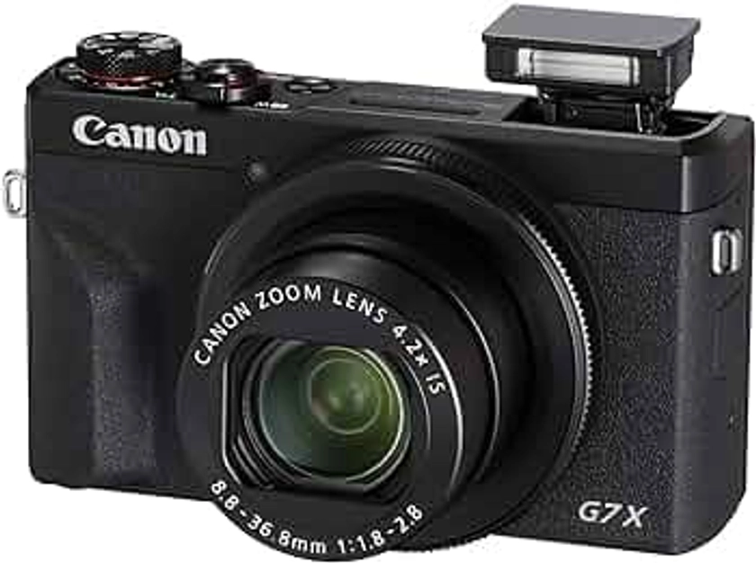 Canon PowerShot G7X Mark III Digital 4K Vlogging Camera, Vertical 4K Video Support With Wi-Fi, NFC And 3.0-Inch Touch Tilt LCD, Black