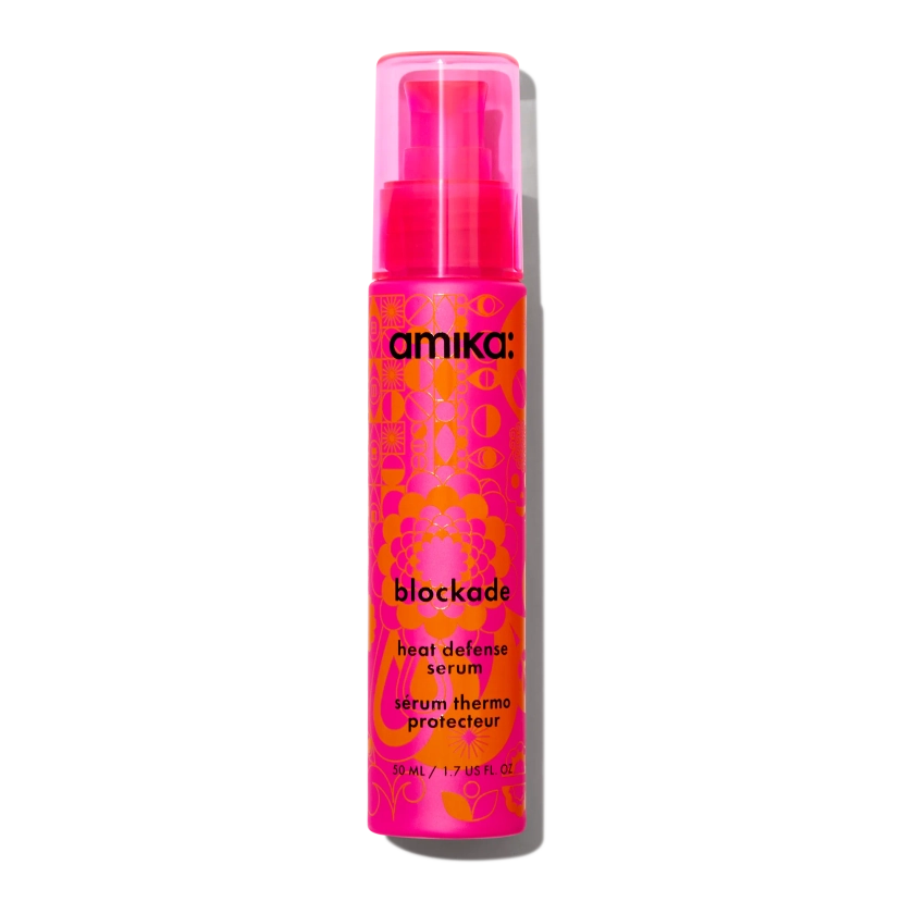 heat defense & protectant hair serum : blockade | amika 