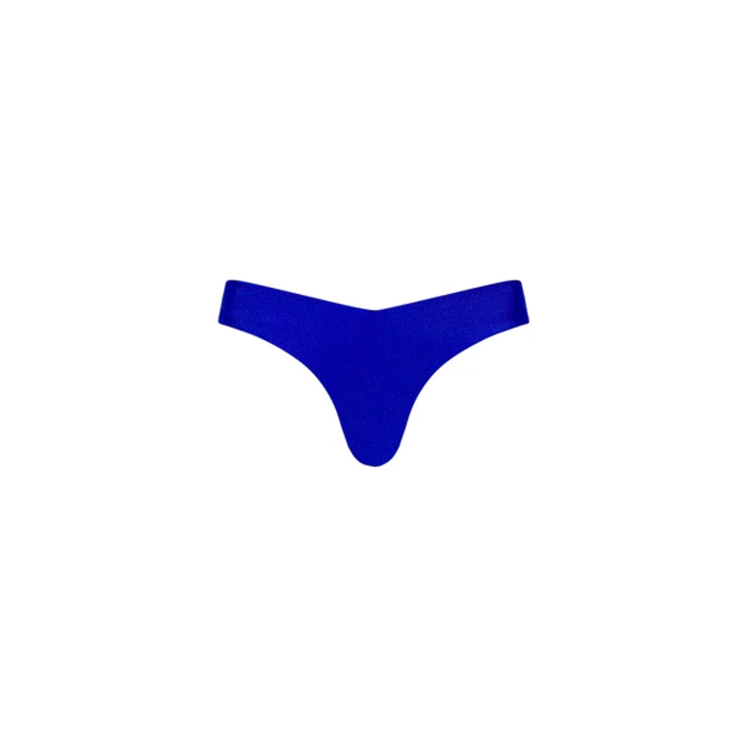 Cheeky V Bikini Bottom - Malibu Blue