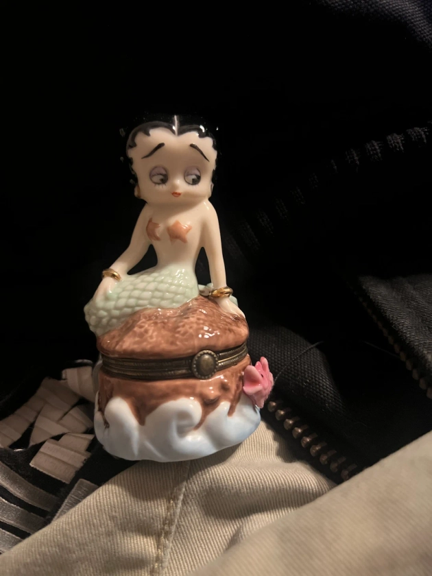 Vintage Betty Boop Porcelain Clasp Box - Etsy Australia