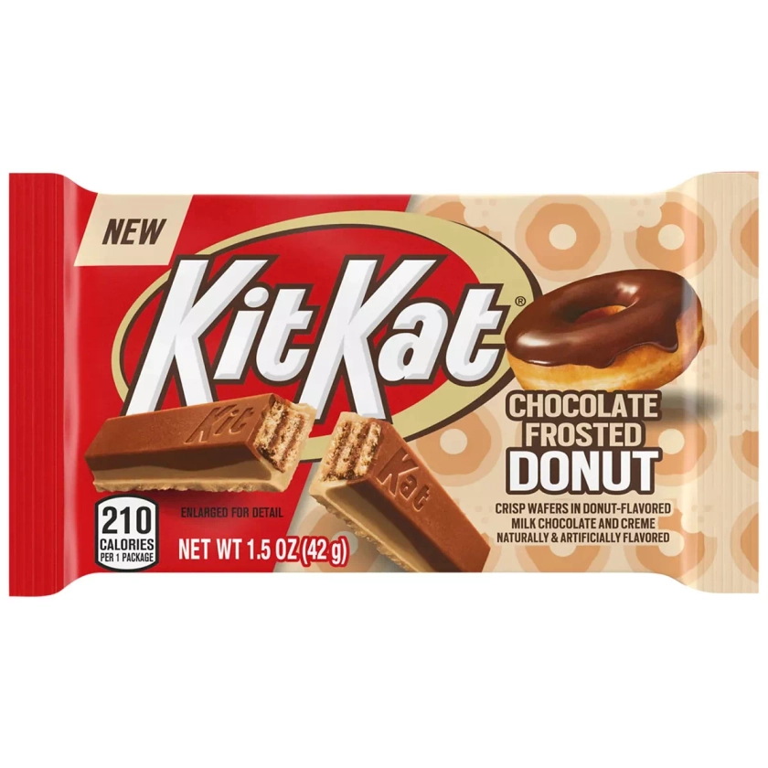 Batonėlis KITKAT (CHOCOLATE FROSTED DONUT), 42g | Candy POP