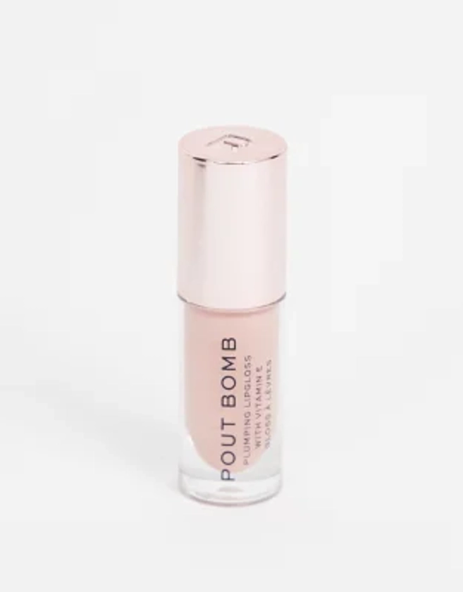 Revolution Pout Bomb Plumping Lip Gloss - Candy | ASOS