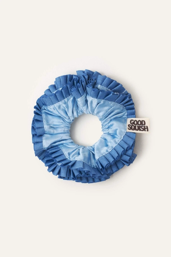 Good Squish Baby Cowboy Silk Scrunchie | Hair Accessories made in London, UK | Good Squish