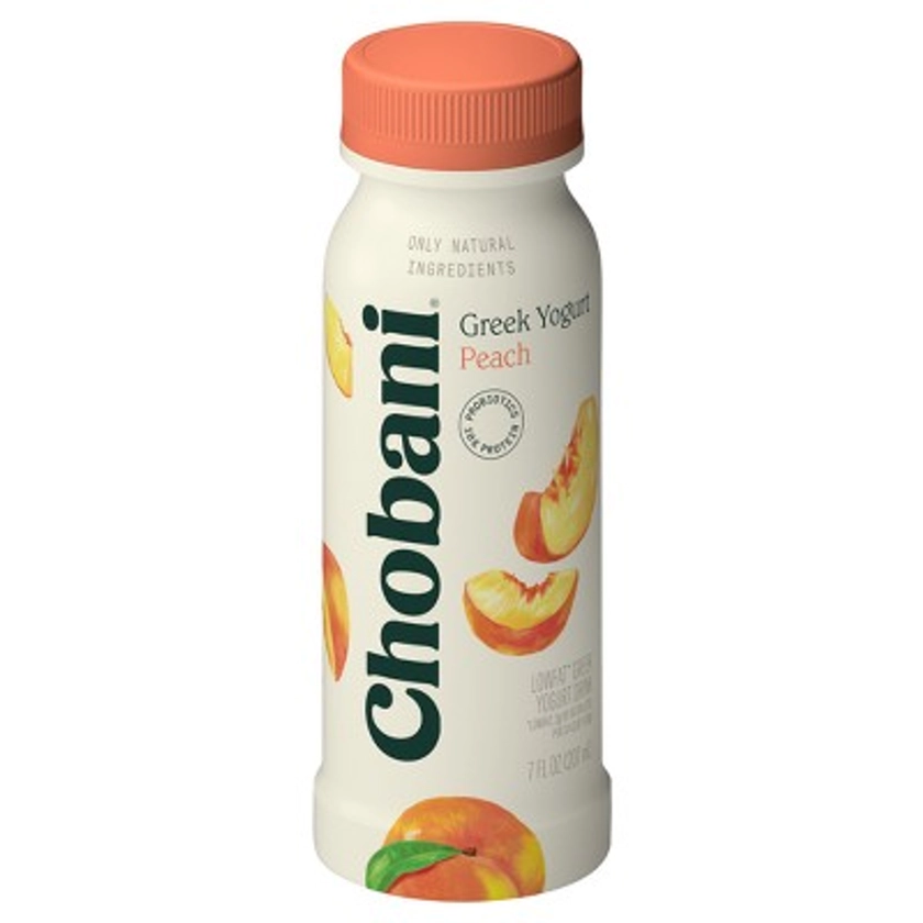 Chobani Peach Greek Yogurt Drink - 7 fl oz