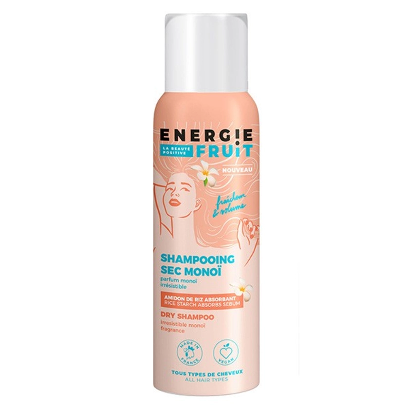 Énergie Fruit Cheveux Shampoing Sec Fraicheur & Volume Monoï 150ml