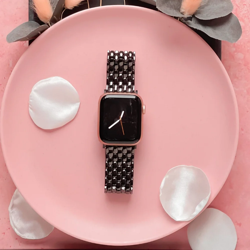 Mermaid Apple Watch Strap - Black