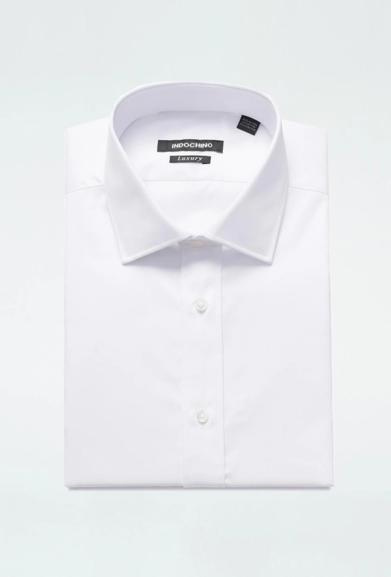 Men's Dress Shirts -Hyde White Shirt | INDOCHINO