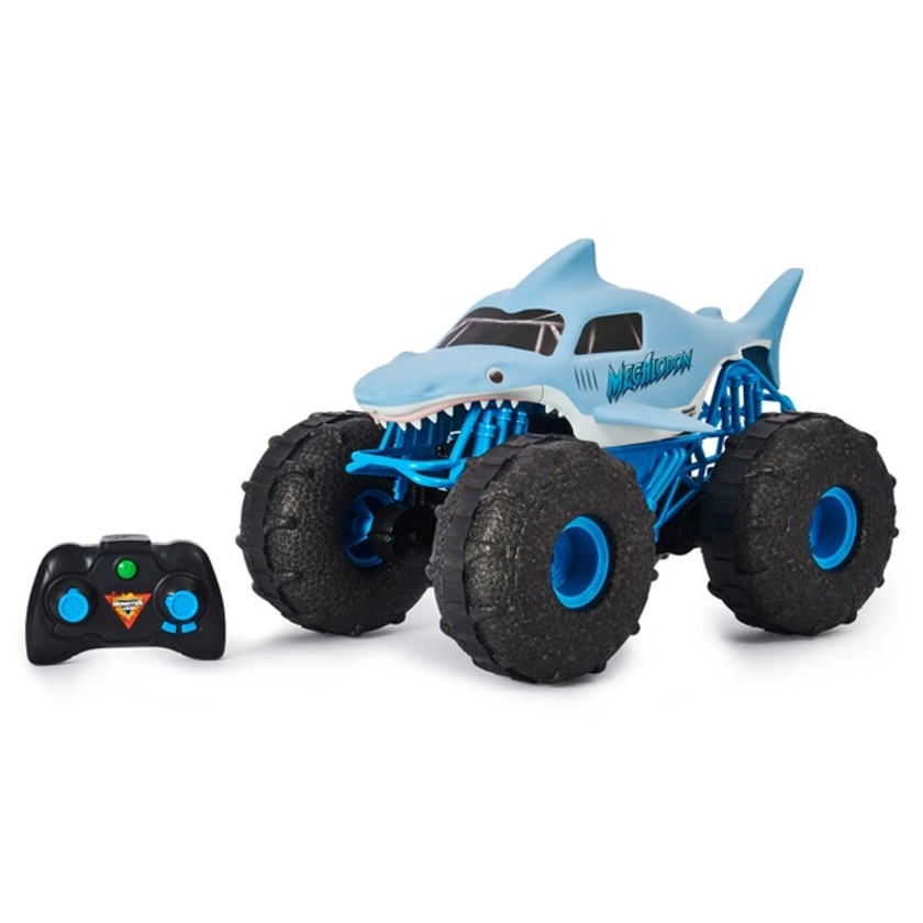 Monster Jam Megalodon Storm Thrasher 1:15 Remote Control Monster Truck | Smyths Toys UK