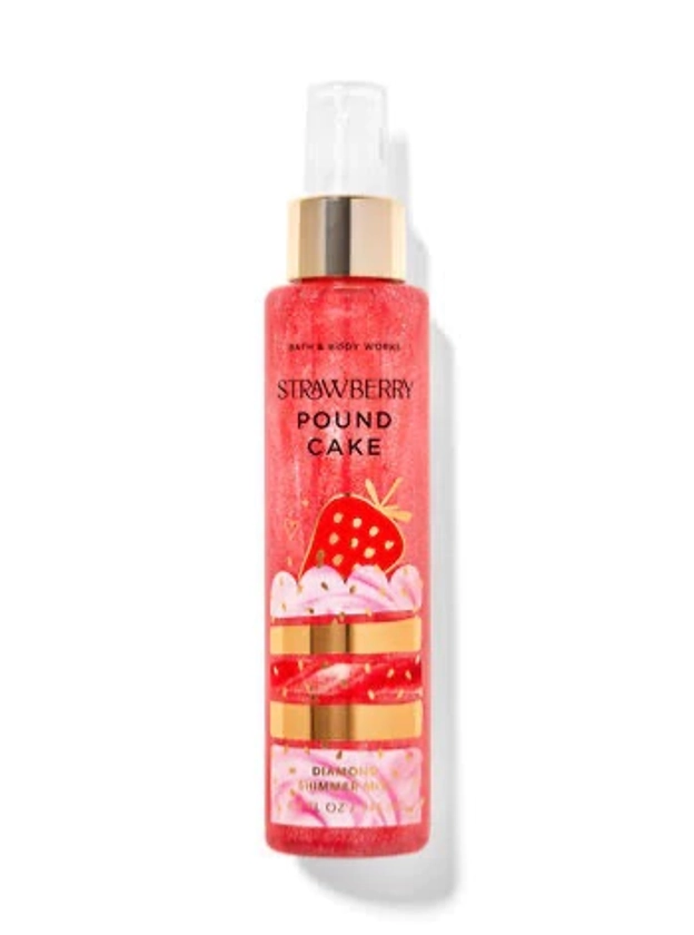 Bath & Body Works Diamond Shimmer Mist Strawberry Pound Cake 145ml