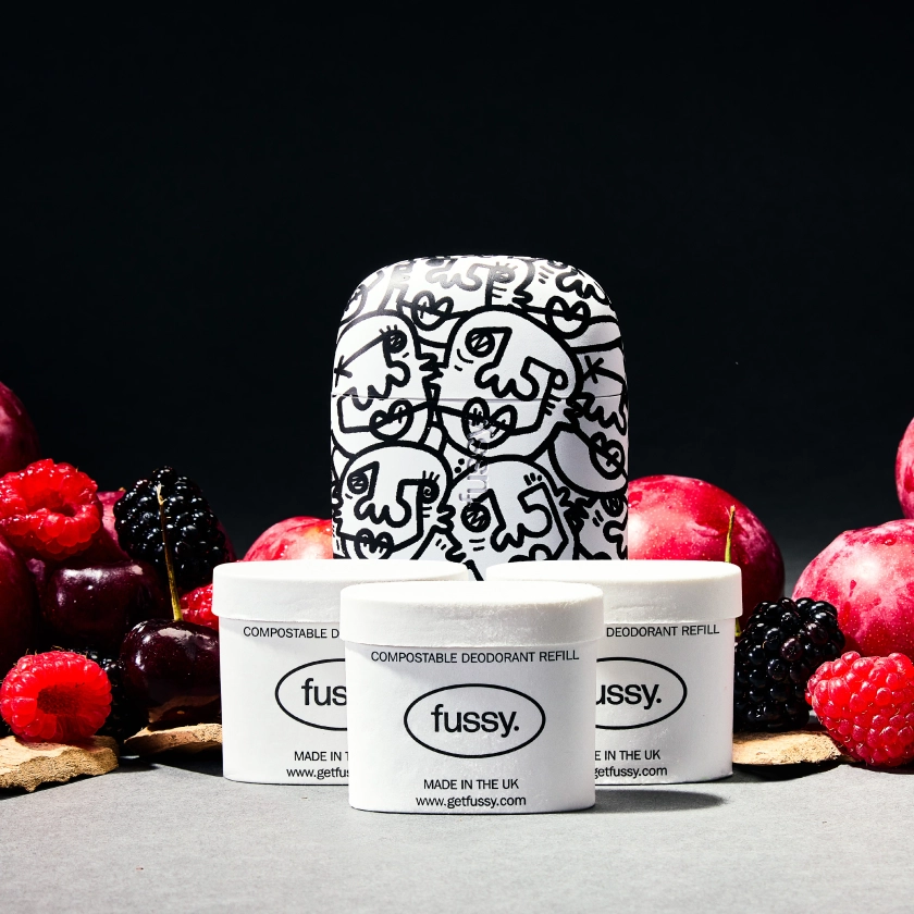 facesorfaces Limited Edition Scent Pack - Fussy Natural Deodorant