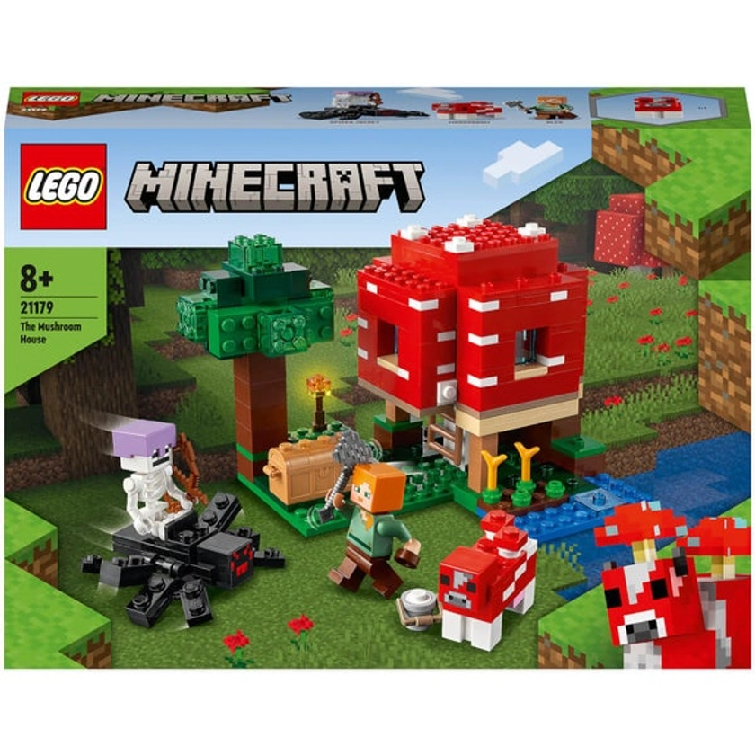 LEGO Minecraft: The Mushroom House Toy for Kids (21179)