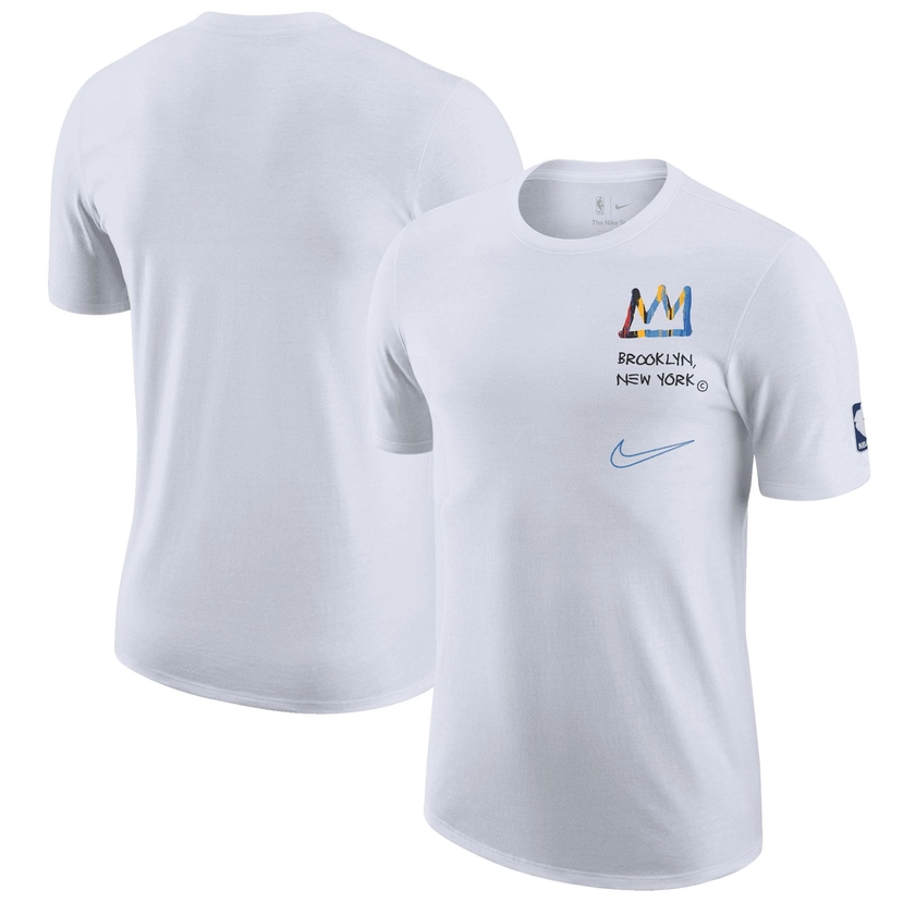 Men's Brooklyn Nets Nike White 2022/23 City Edition Courtside Max90 Vintage Wash T-Shirt