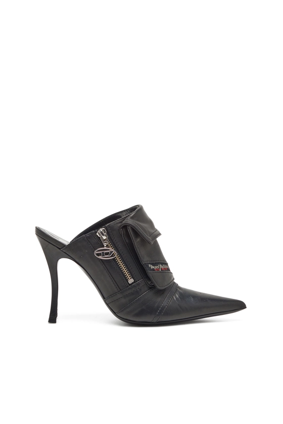Women's D-Venus Pocket Ml Shoes - Ankle boots with utility pockets | Black | Diesel
