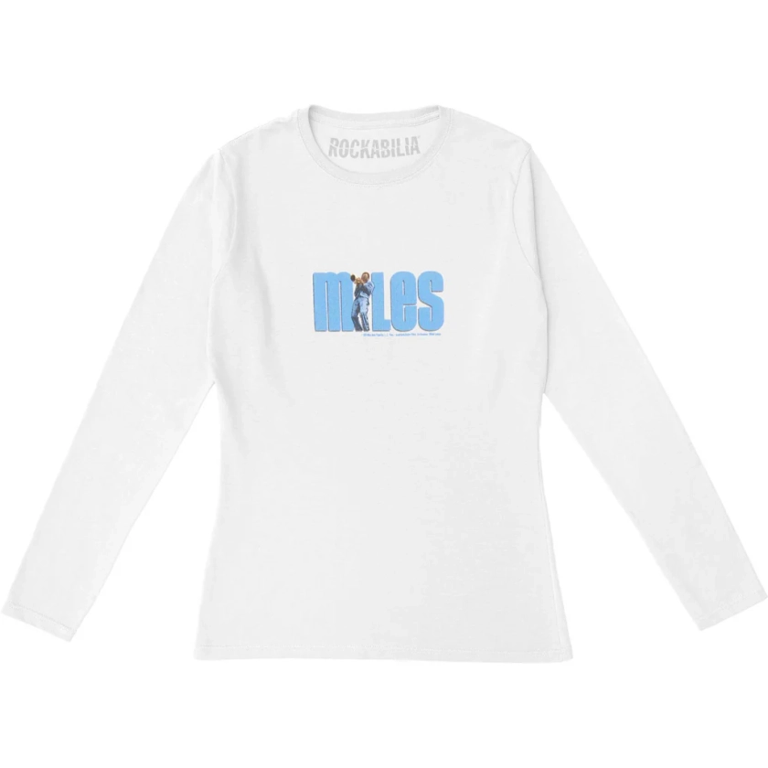 Miles Davis Logo Baby Doll Longsleeve Junior Top