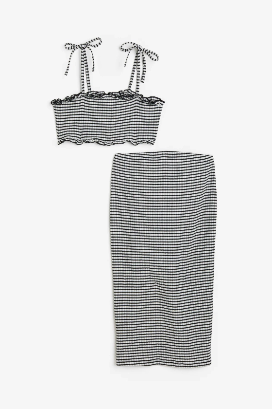 MAMA 2-piece top and skirt set