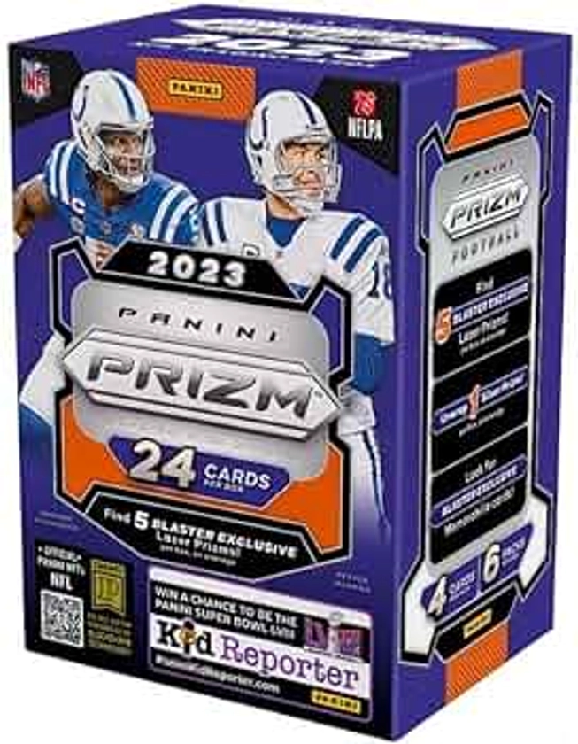 2023 Panini Prizm Football Blaster Box (6 Count Pack of 1)