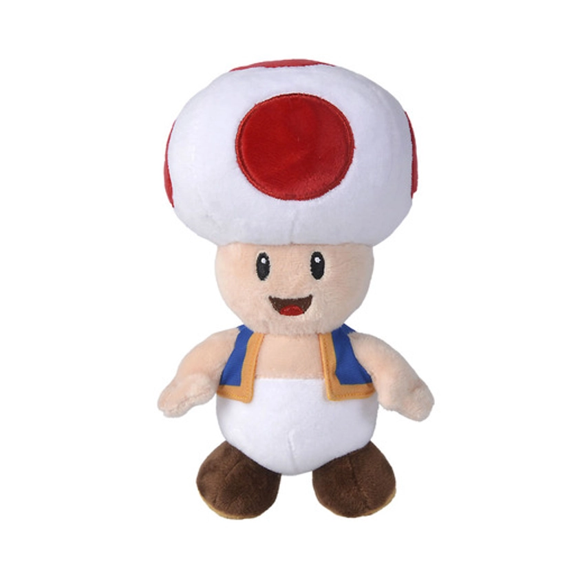 Super Mario Toad 8" Soft Toy | The Entertainer