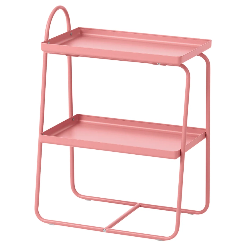 HATTÅSEN Bedside table/shelf unit - pink